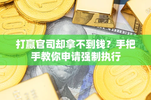北京打赢官司却拿不到钱？手把手教你申请强制执行