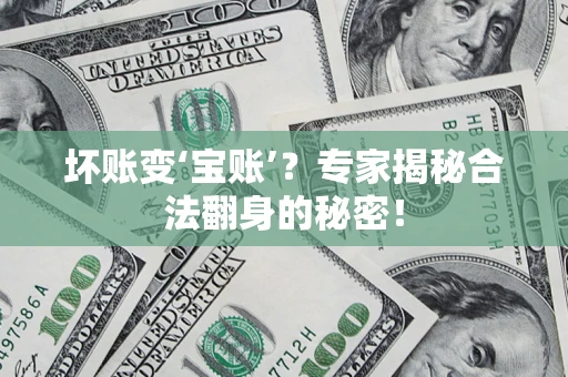 北京坏账变‘宝账’？专家揭秘合法翻身的秘密！