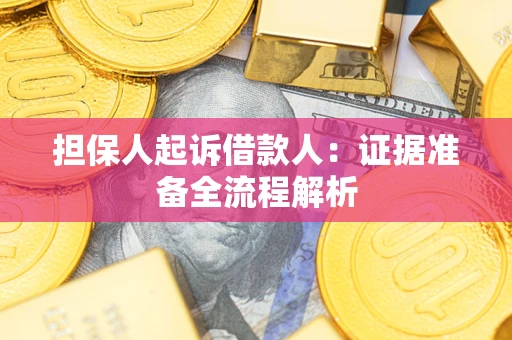 北京担保人起诉借款人：证据准备全流程解析