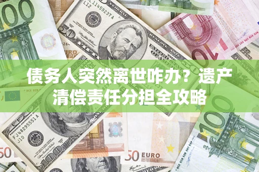 北京债务人突然离世咋办？遗产清偿责任分担全攻略